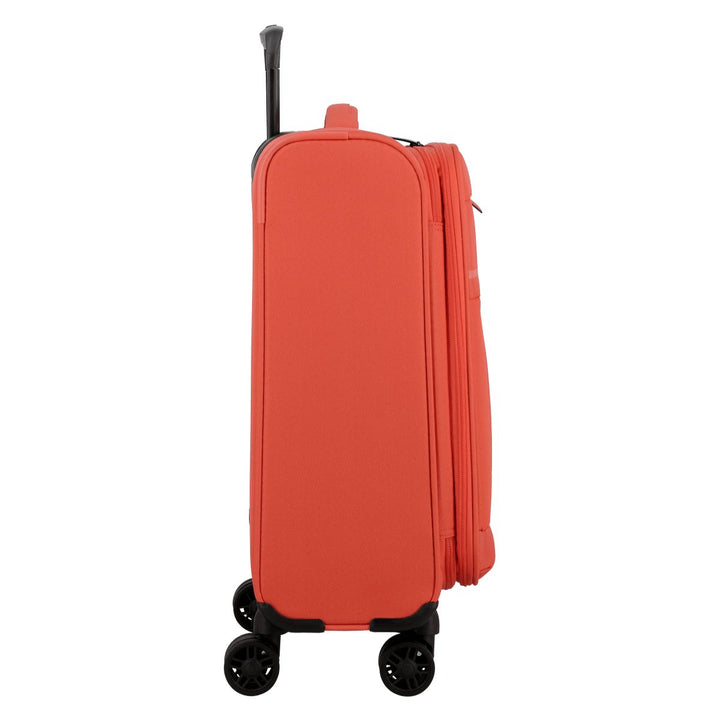 Zijkant van de Jump Monthelys S200 handbagage koffer koraal #kleur_koraal
