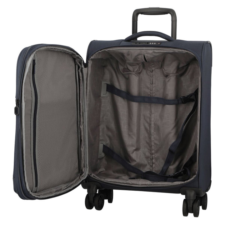 Binnenkant van de Jump Monthelys S200 handbagage koffer koraal #kleur_koraal