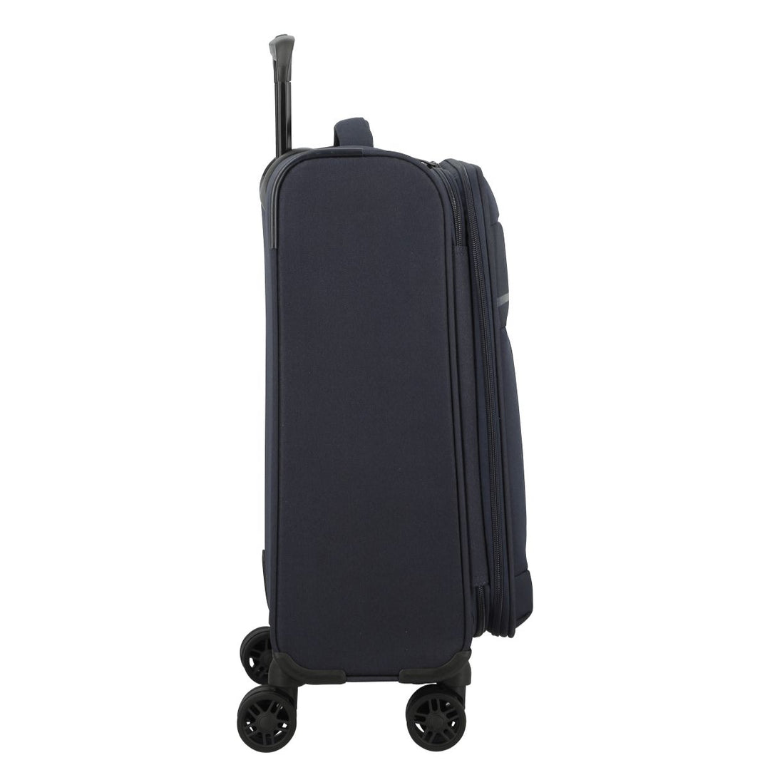 Zijkant van de Jump Monthelys S200 handbagage koffer navy #kleur_navy