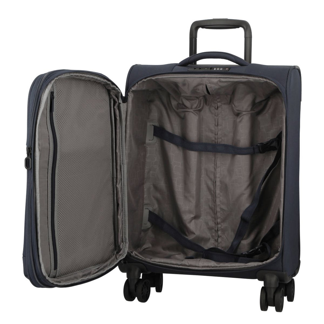 Binnenkant van de Jump Monthelys S200 handbagage koffer navy #kleur_navy