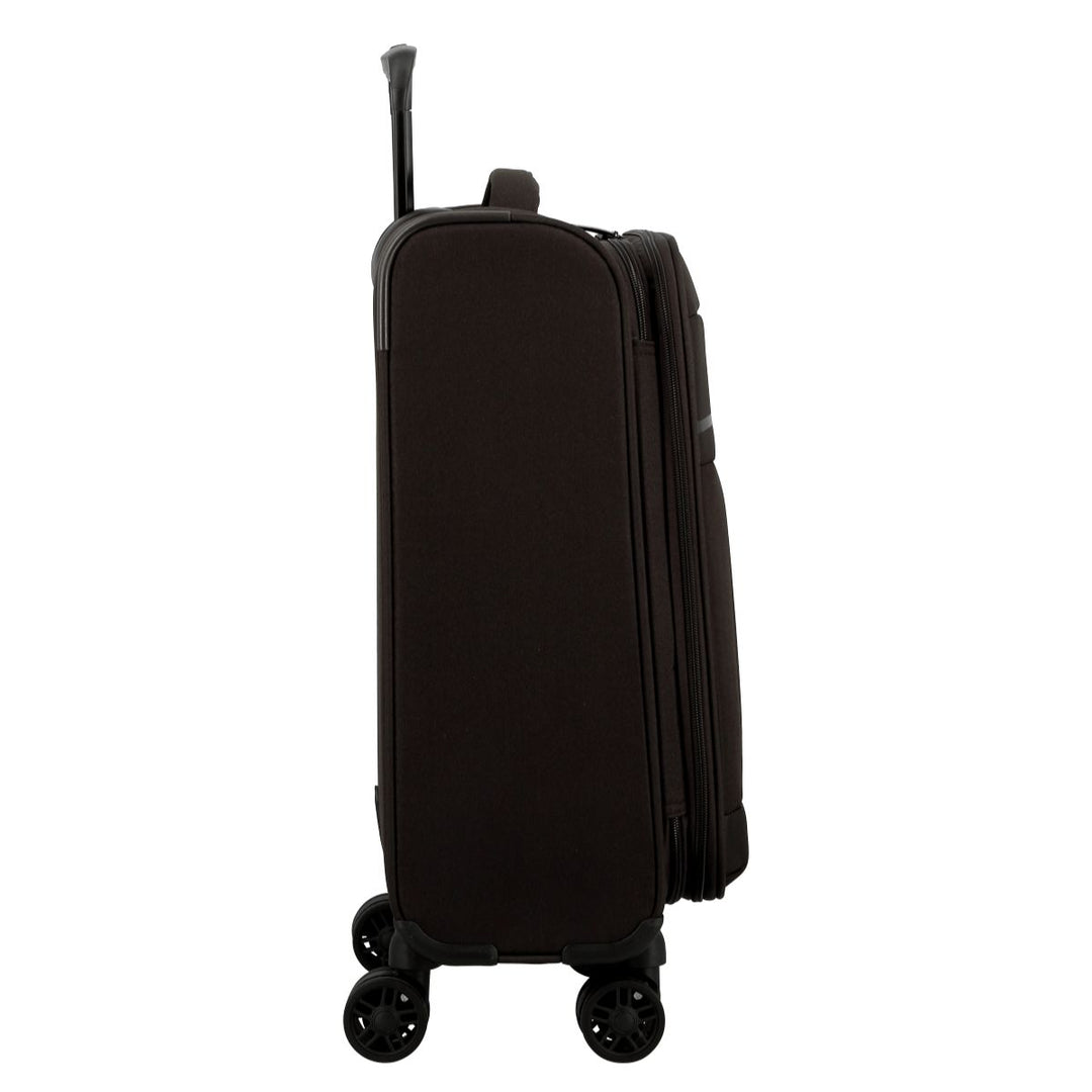 Zijkant van de Jump Monthelys S200 handbagage koffer zwart #kleur_zwart