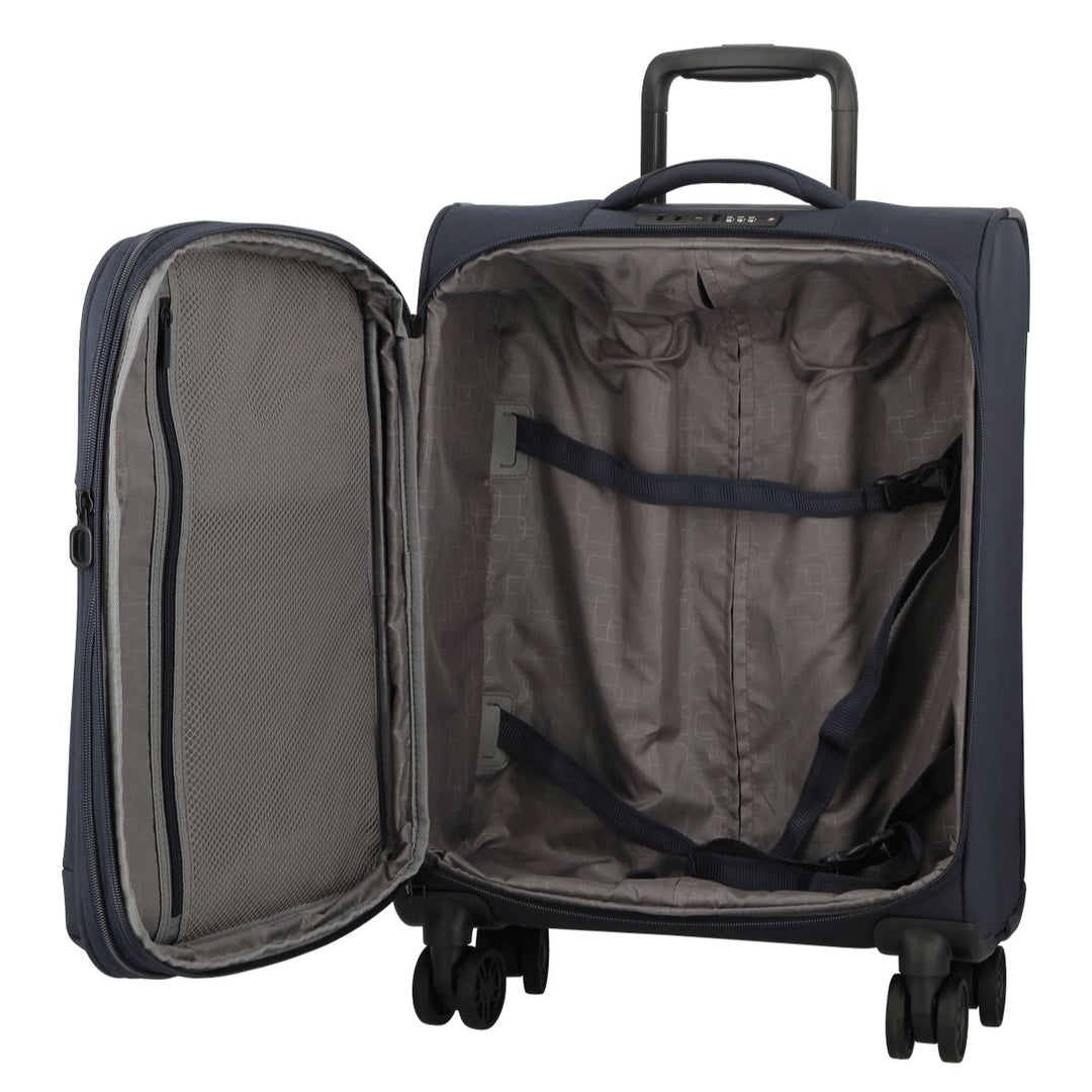 Binnenkant van de Jump Monthelys S200 handbagage koffer zwart #kleur_zwart