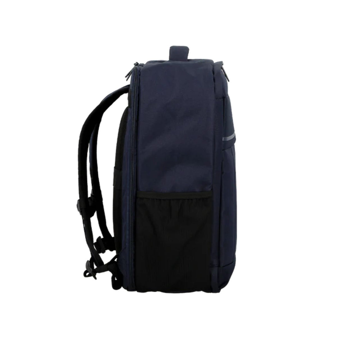 Zijkant van de Jump paris Monthelys underseater m rugzak in het navy #kleur_navy