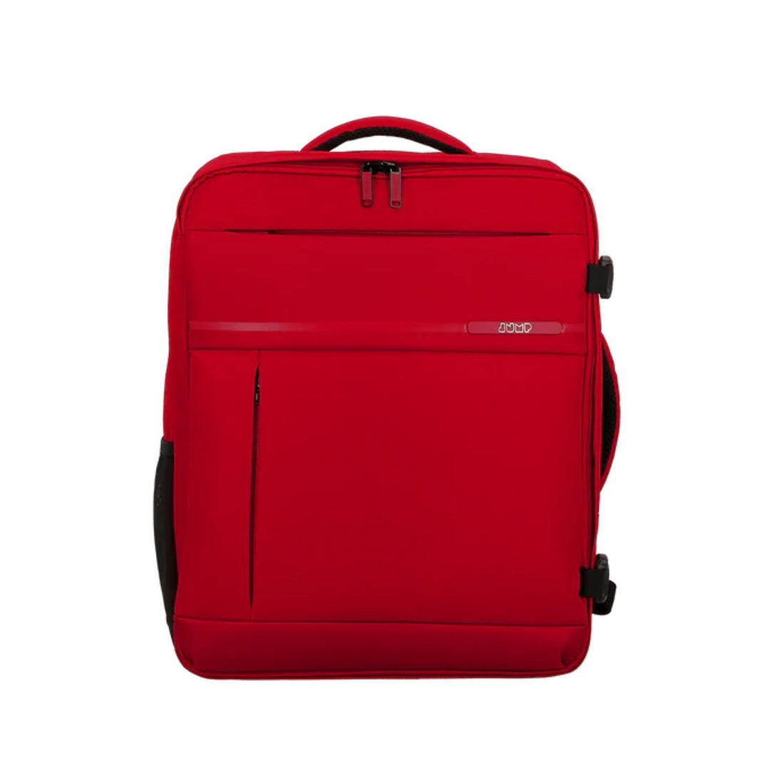 Voorkant van de Jump paris Monthelys underseater m rugzak in het rood #kleur_rood