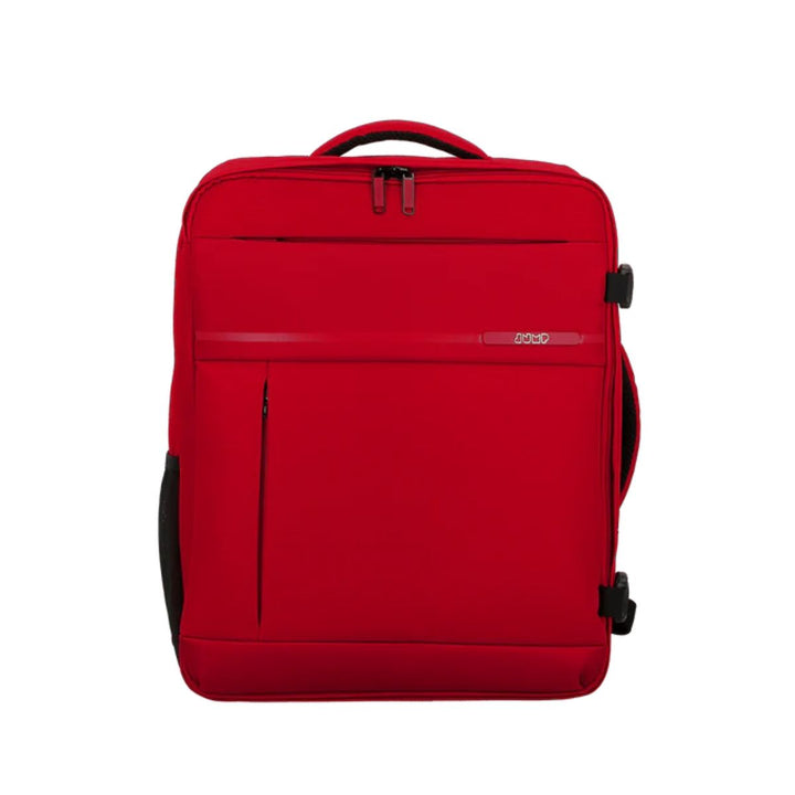 Voorkant van de Jump paris Monthelys underseater m rugzak in het rood #kleur_rood