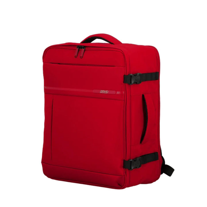 Voorzijde van de Jump paris Monthelys underseater m rugzak in het rood #kleur_rood