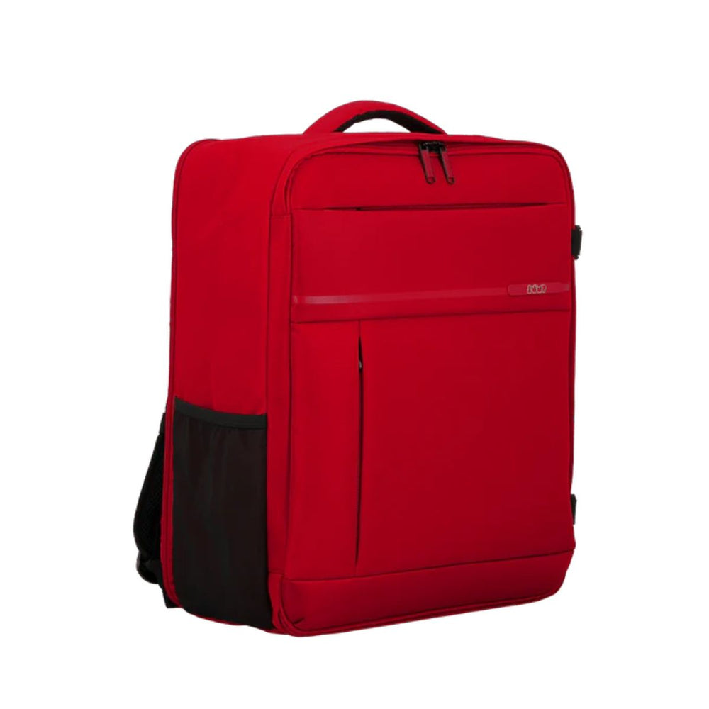 Voorzijde van de Jump paris Monthelys underseater m rugzak in het rood #kleur_rood