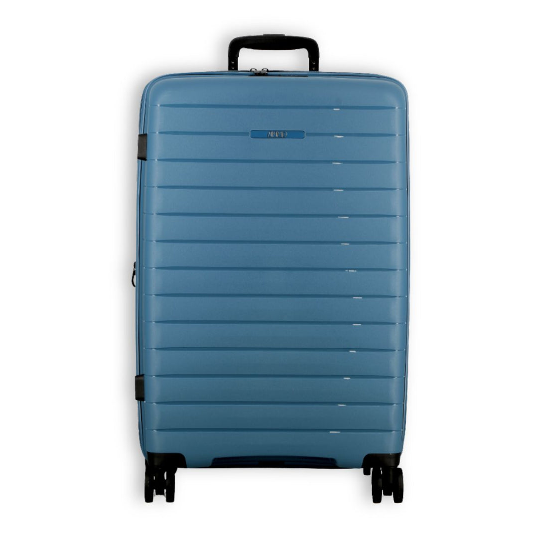 Voorkant van de Jump Striper 77 expandable koffer blauw #kleur_blauw