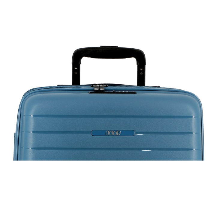 Bovenkant van de Jump Striper 77 expandable koffer blauw #kleur_blauw
