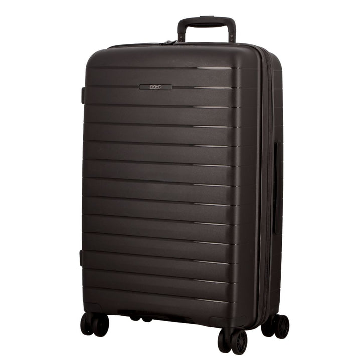 Voorzijde van de Jump Striper 77 expandable koffer zwart #kleur_zwart
