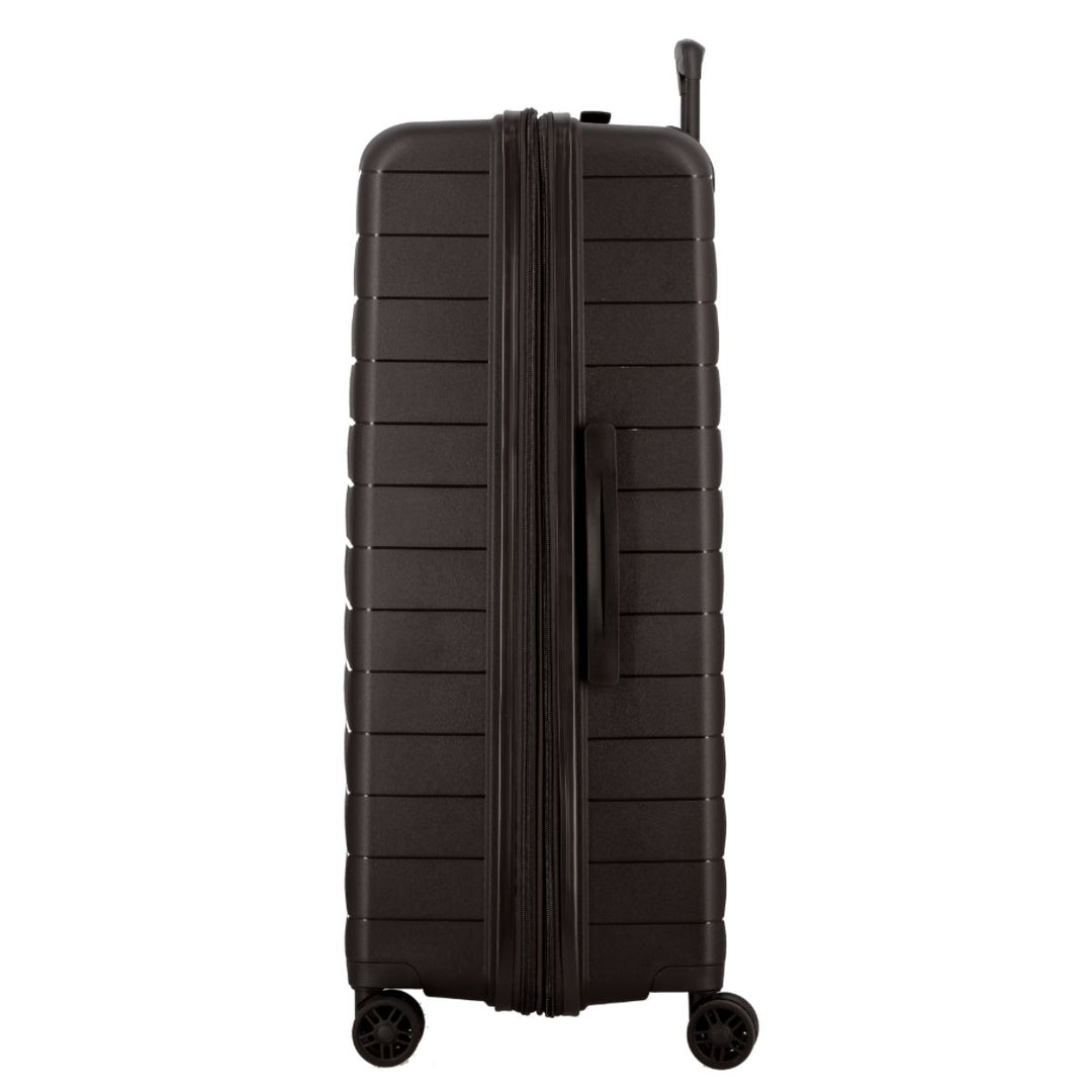 Zijkant van de Jump Striper 77 expandable koffer zwart #kleur_zwart