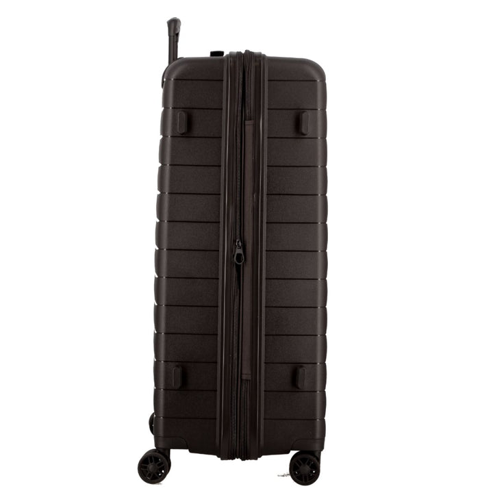 Zijkant van de Jump Striper 77 expandable koffer zwart #kleur_zwart
