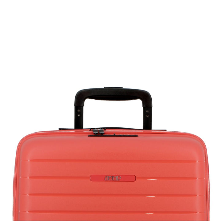 Bovenkant van de Jump Paris Striper handbagage koffer koraal #kleur_koraal