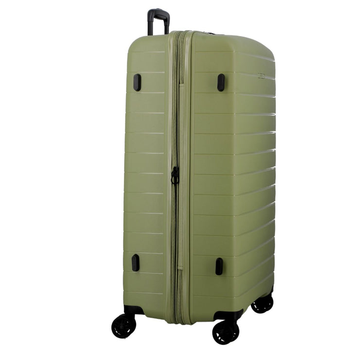 Voorzijde Jump Stripper grootte koffer lichtgroen #kleur_lichtgroen