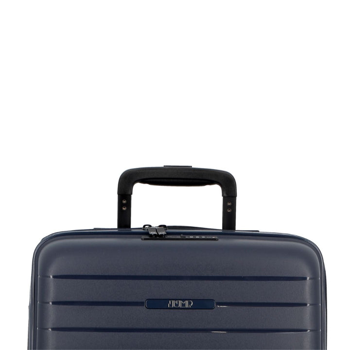 Details van het materiaal van de Jump stripper handbagage navy #kleur_navy