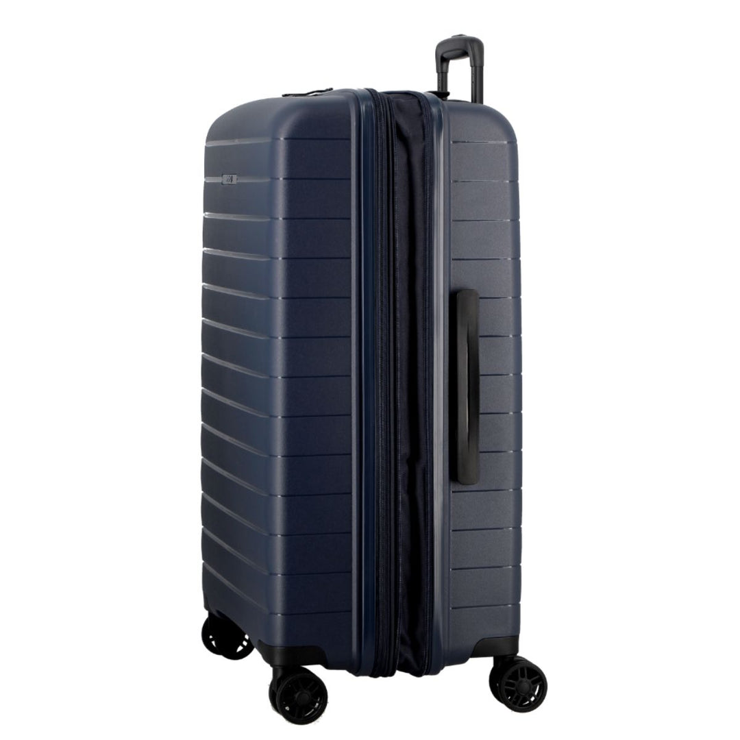 Voorzijde van de Jump Stripper Mid koffer navy #kleur_navy