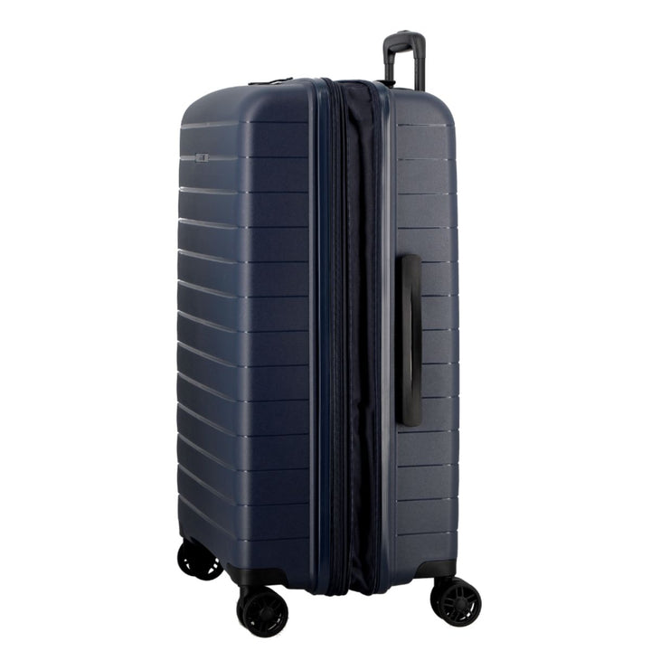 Voorzijde van de Jump Stripper Mid koffer navy #kleur_navy