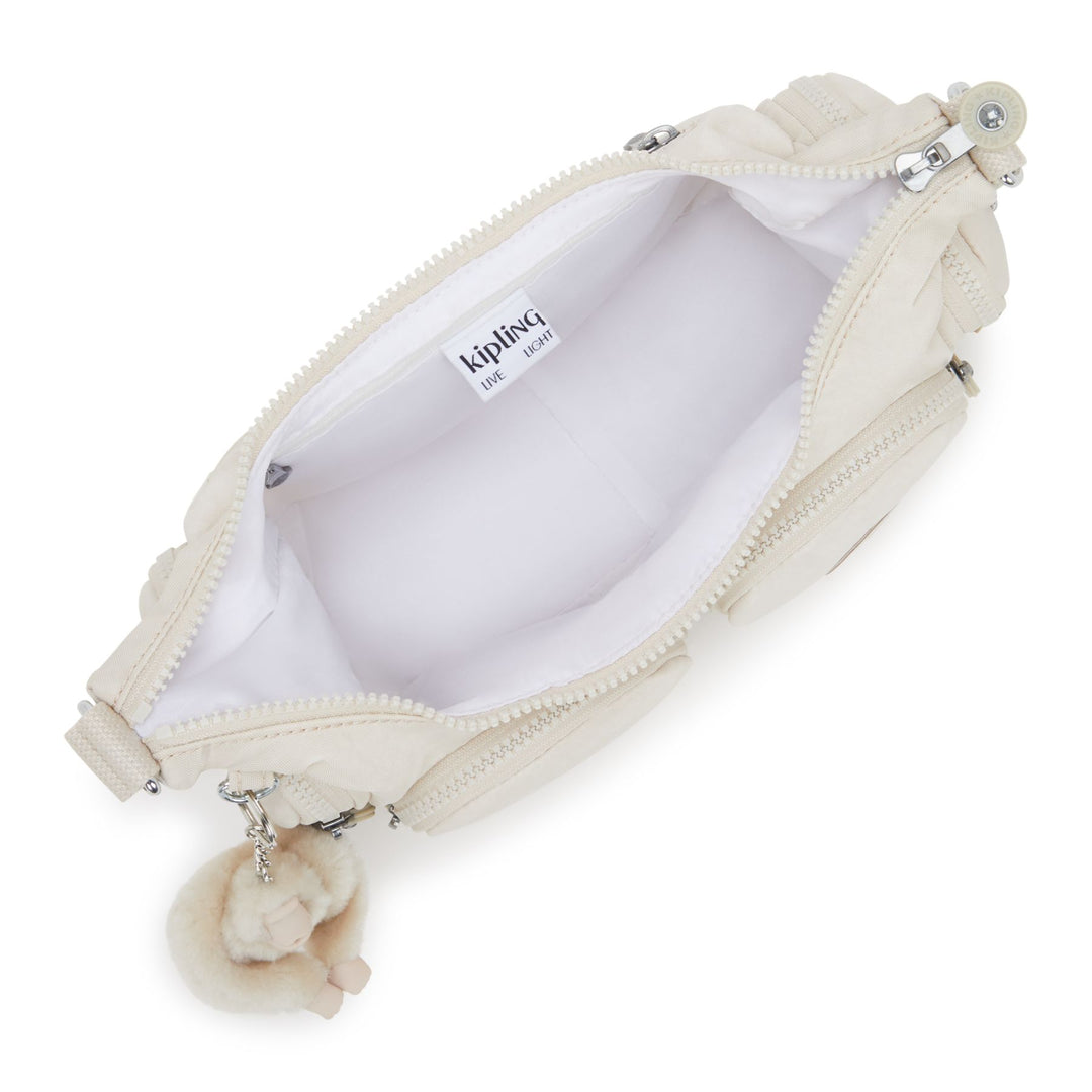 Binnenkant van de Kipling Rikka - s- Hideaway-biege #kleur_hideaway-beige