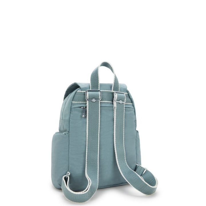 Achterkant van de Kipling city zip mini relaxed-grey #kleur_relaxed-grey