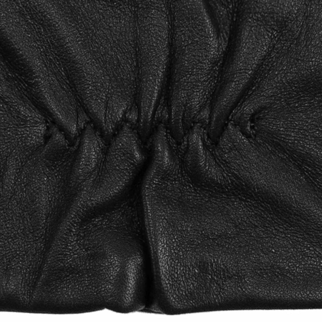 Details van de Kessler Chelsea handschoen in het zwart #kleur_zwart