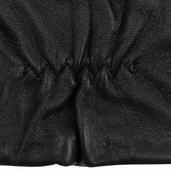 Details van de Kessler Chelsea handschoen in het zwart #kleur_zwart