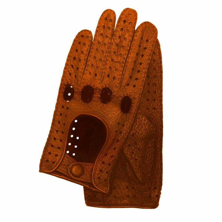 Voorkant Kessler Hanry Autorij handschoen Cognac #kleur_cognac