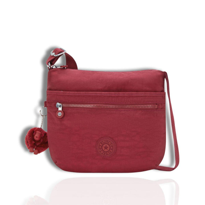 Voorkant Kipling ARTO crossbody tas funky-red #kleur_funky-red