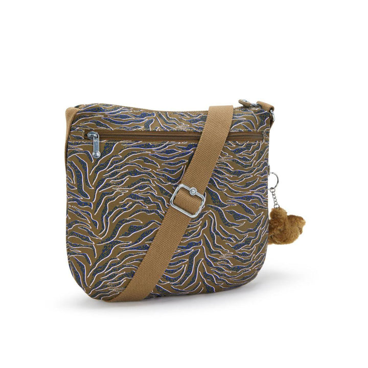 Achterkant Kipling ARTO crossbody tas undersea leaves #kleur_undersea-leaves