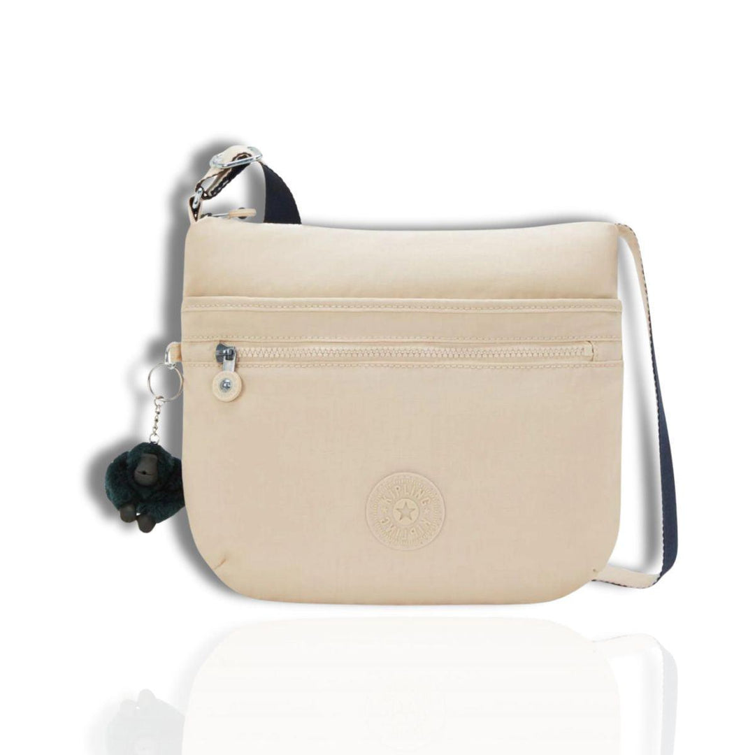 Voorkant Kipling ARTO crossbodytas beige #kleur_beige