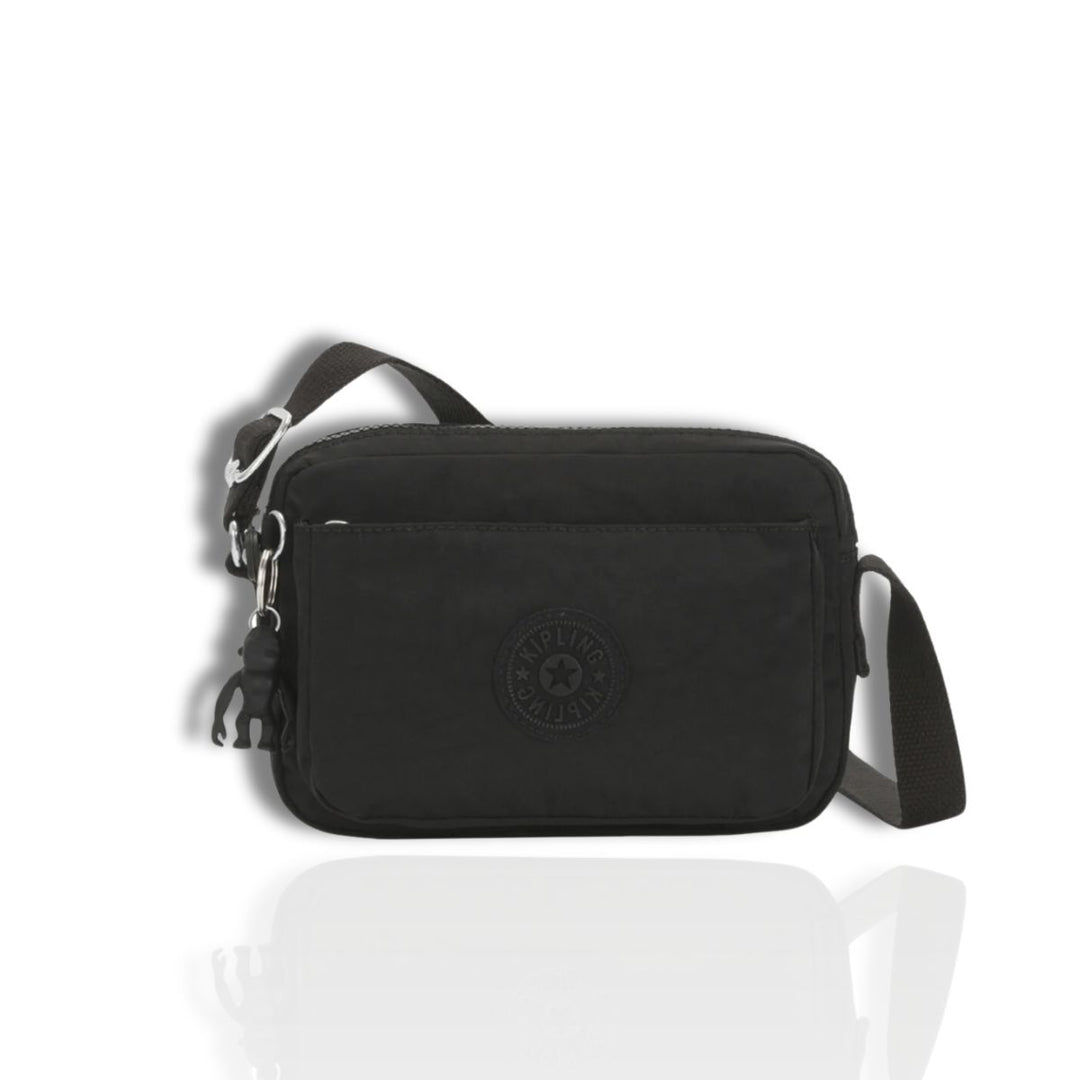 Voorkant Kipling Abanu crossbodytas zwart #kleur_zwart