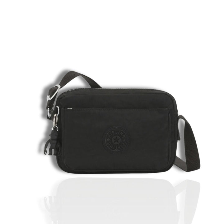 Voorkant Kipling Abanu crossbodytas black #kleur_black