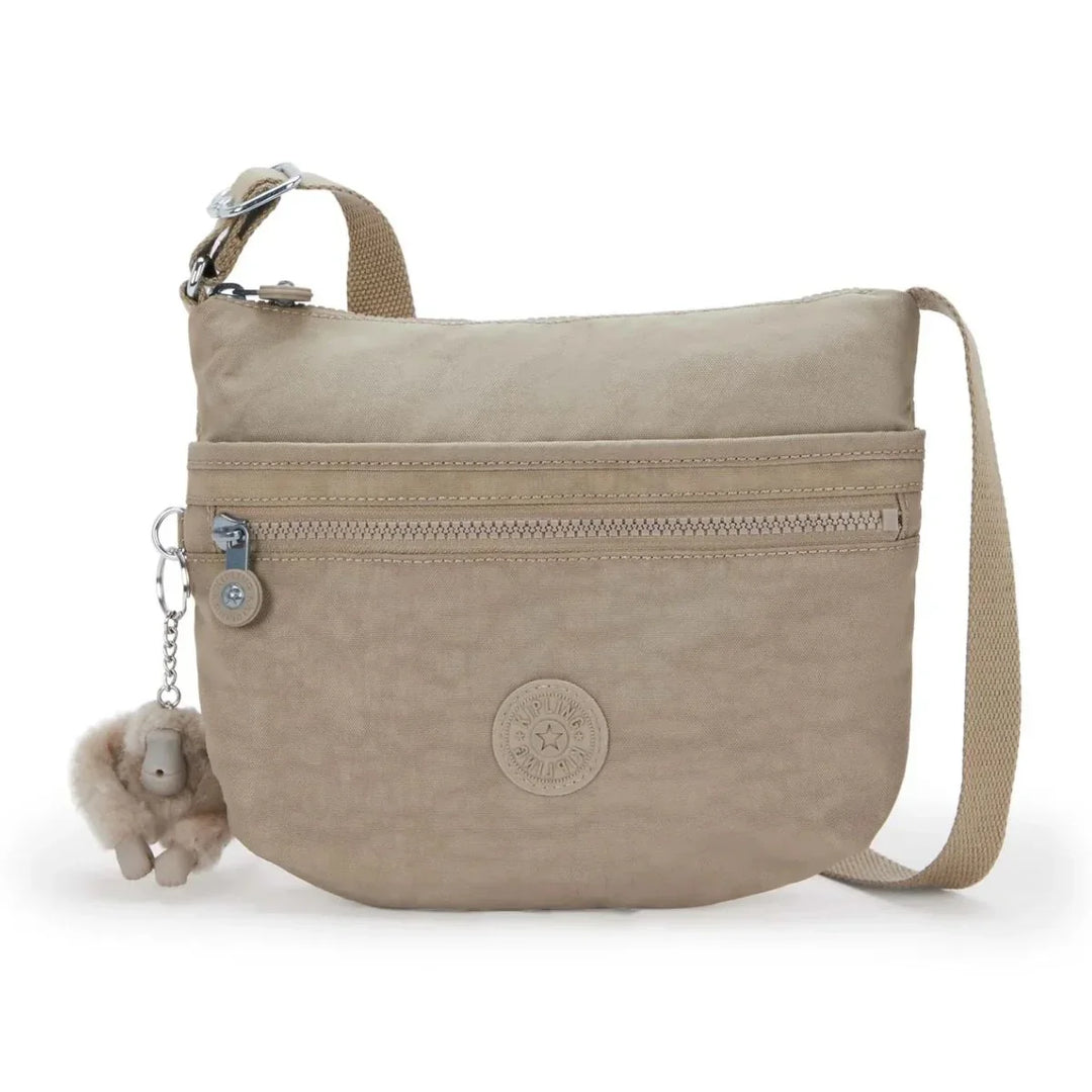 Voorkant van de Kipling Arto s Soft taupe #kleur_taupe