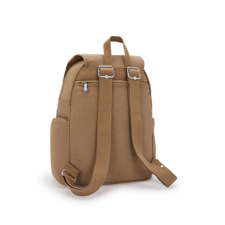 Achterkant van de Kipling City Zip s Early-tan #kleur_early-tan