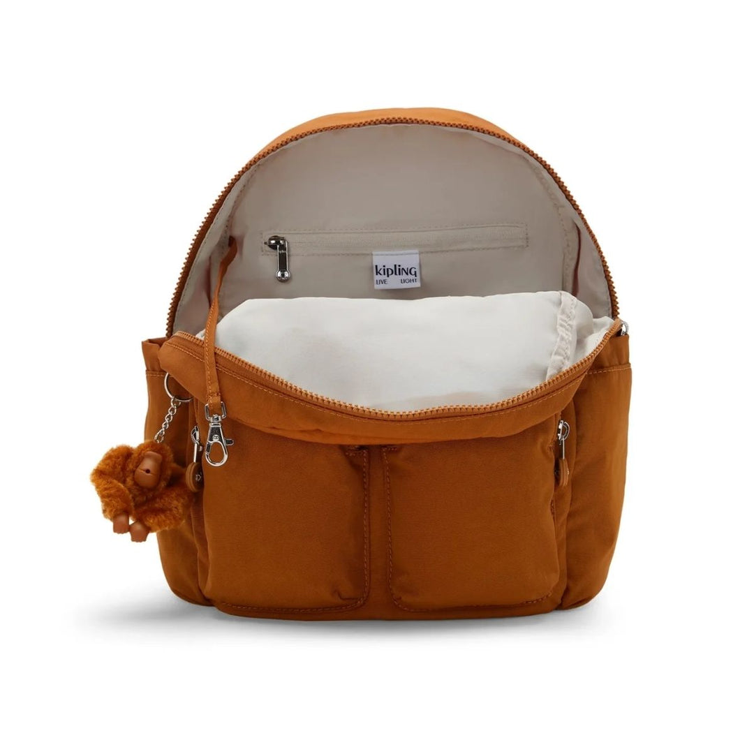 Binnenkant van de Kipling city pocket s #kleur_stylish-mokka