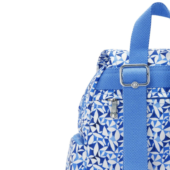 Achterkant van de Kipling City zip mini crazy-leaves #kleur_crazy-leaves