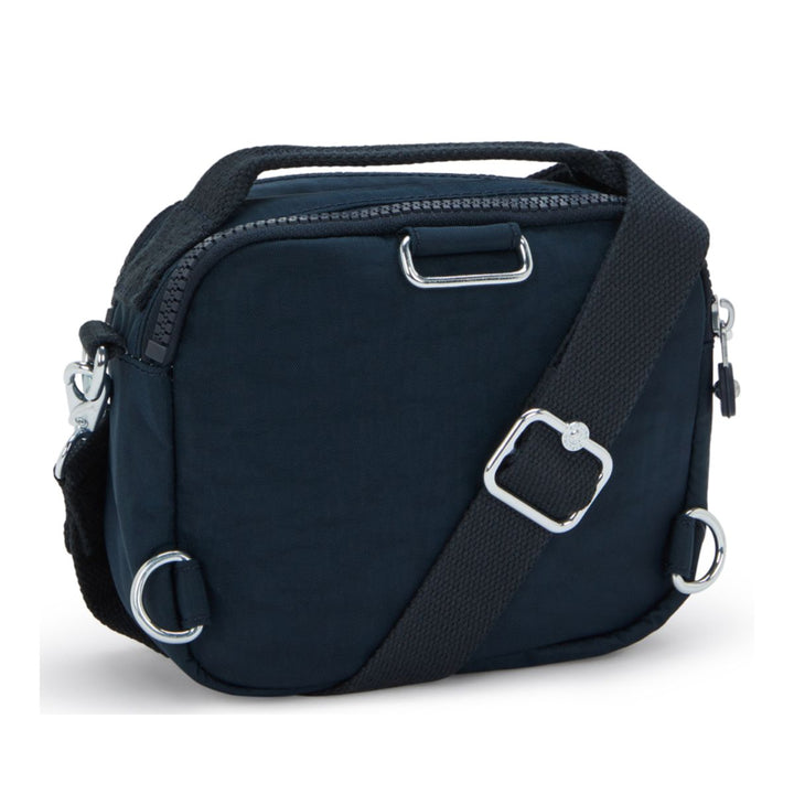 Achterkant van de Kipling Classic Cahir schoudertas in het navy #kleur_navy