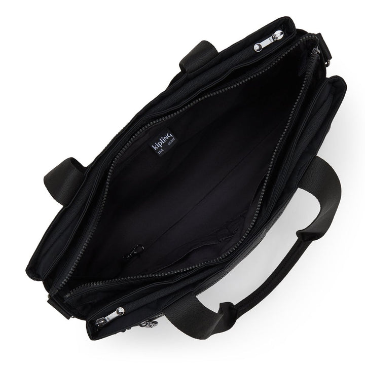 Binnenkant van de Kipling Elysia work dames werktas 15,6 inch zwart #kleur_zwart