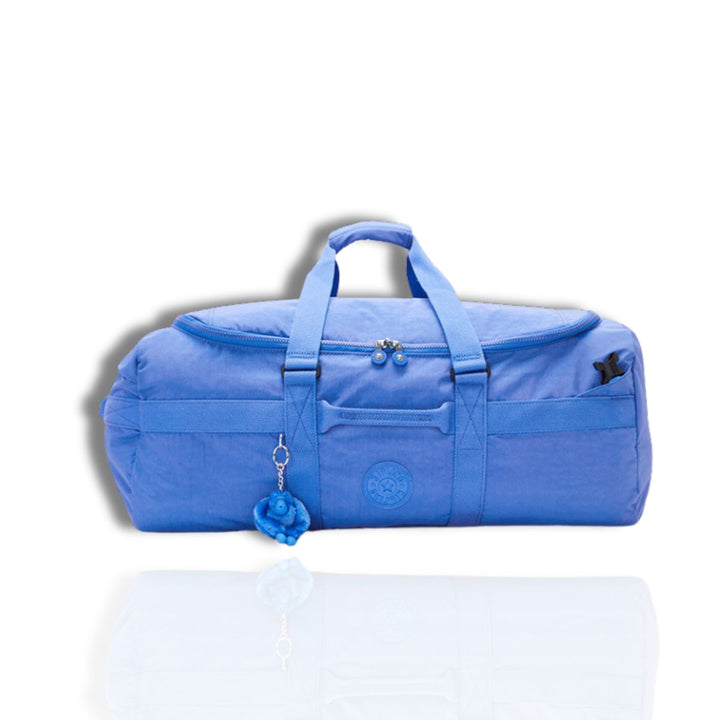 Voorkant Kipling Jonis s weekend tas havana blue #kleur_havana-blue