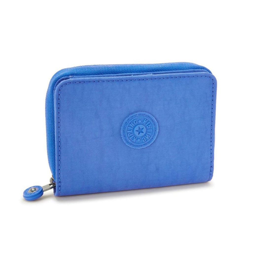 Voorzijde van de Kipling Money Love kleine portemonnee blauw #kleur_blauw