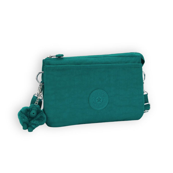 Voorzijde van de Kipling RIRI Outspoken green #kleur_outspoken-green