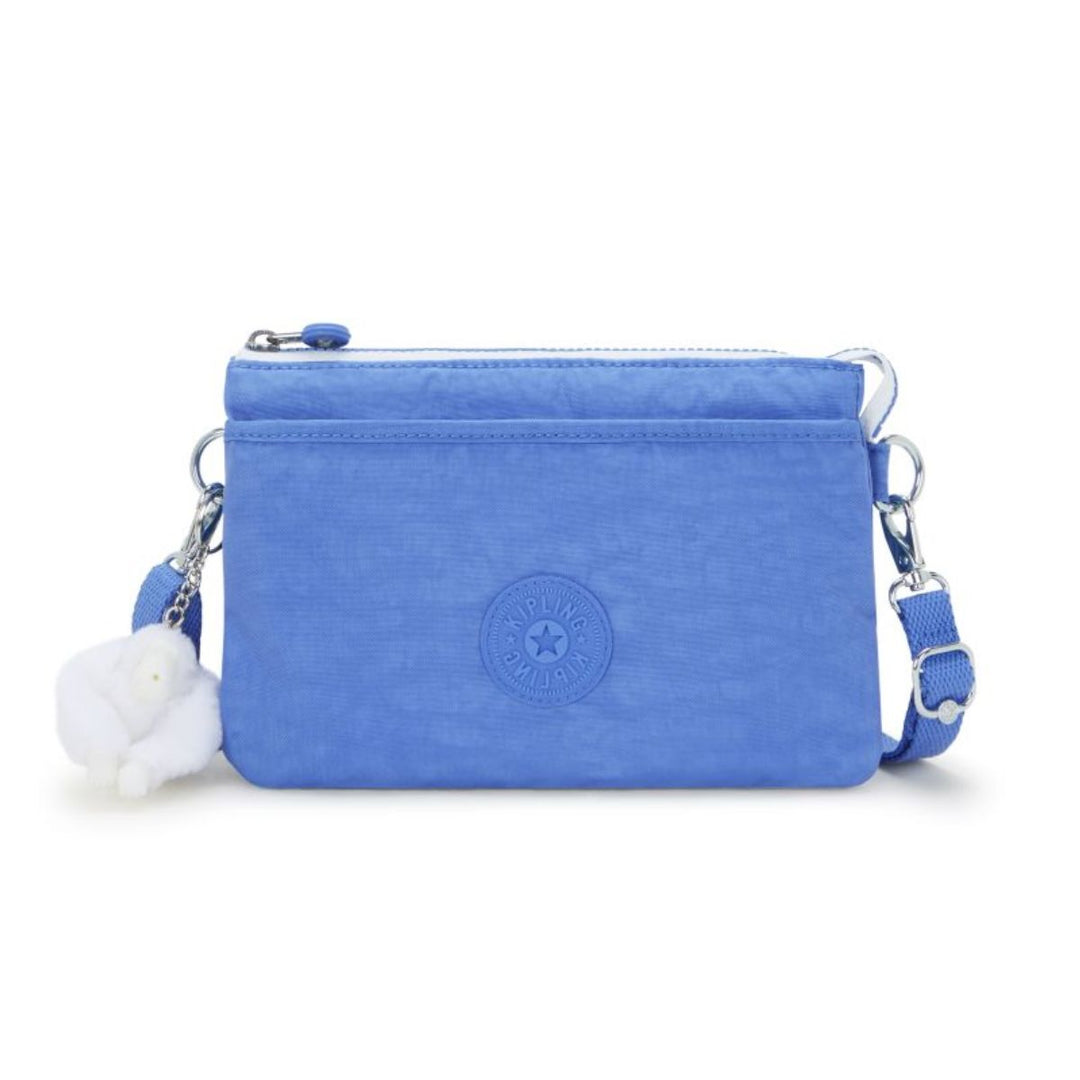 Voorkant van de Kipling RIRI crossbody tas in cocktail blue #kleur_cocktail-blue
