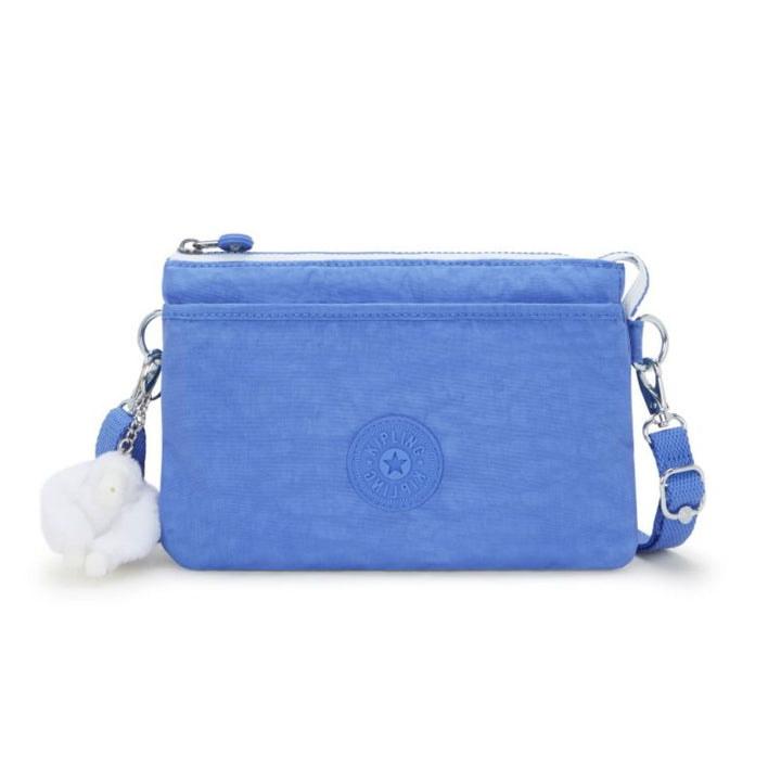 Voorkant van de Kipling RIRI crossbody tas in cocktail blue #kleur_cocktail-blue
