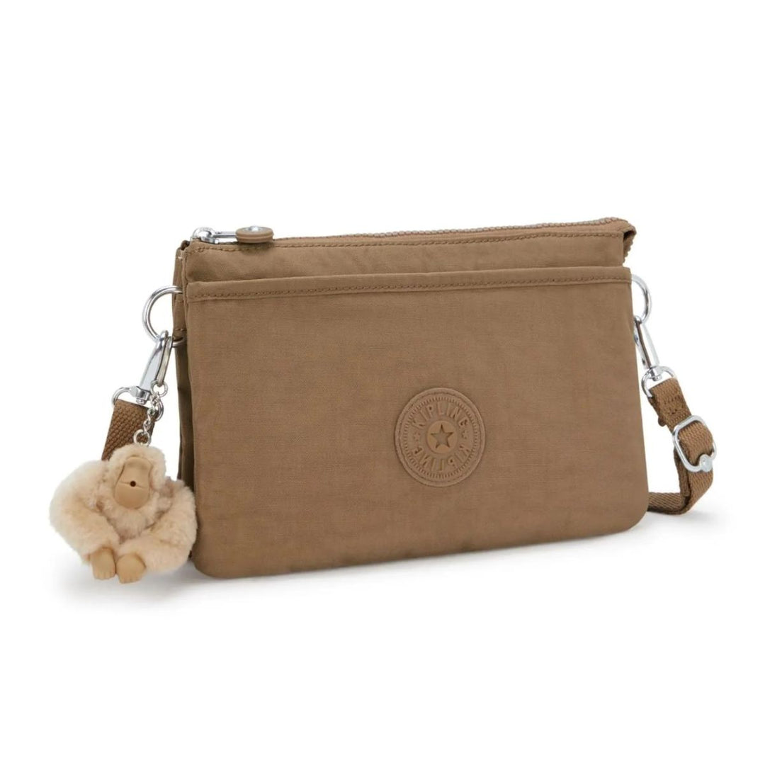 Voorzijde van de Kipling RIRI Crossover tas early-tan #kleur_early-tan