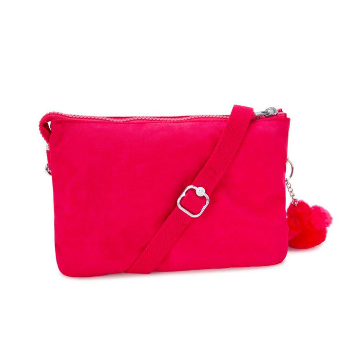 Achterkant Kipling RIRI kleine crossbody tas confetti pink #kleur_confetti-pink