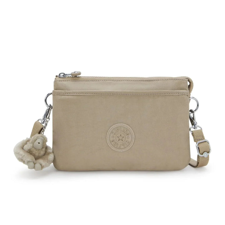 Voorkant van de Kipling RIRI soft Taupe #kleur_soft-taupe