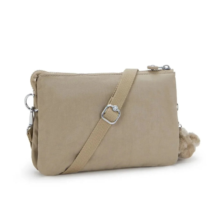 Achterkant van de Kipling RIRI soft Taupe #kleur_soft-taupe