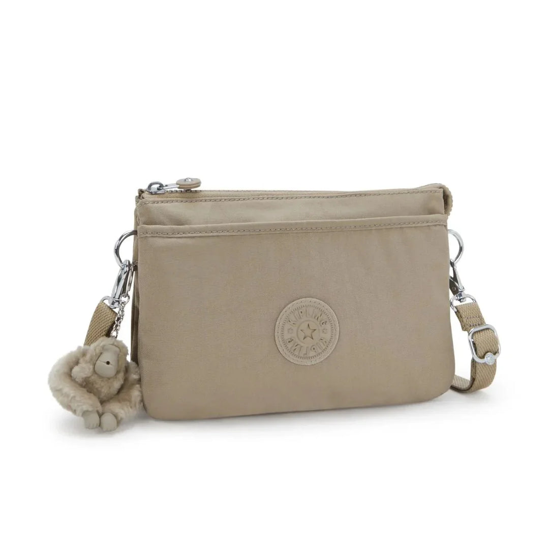Voorzijde van de Kipling RIRI soft Taupe #kleur_soft-taupe
