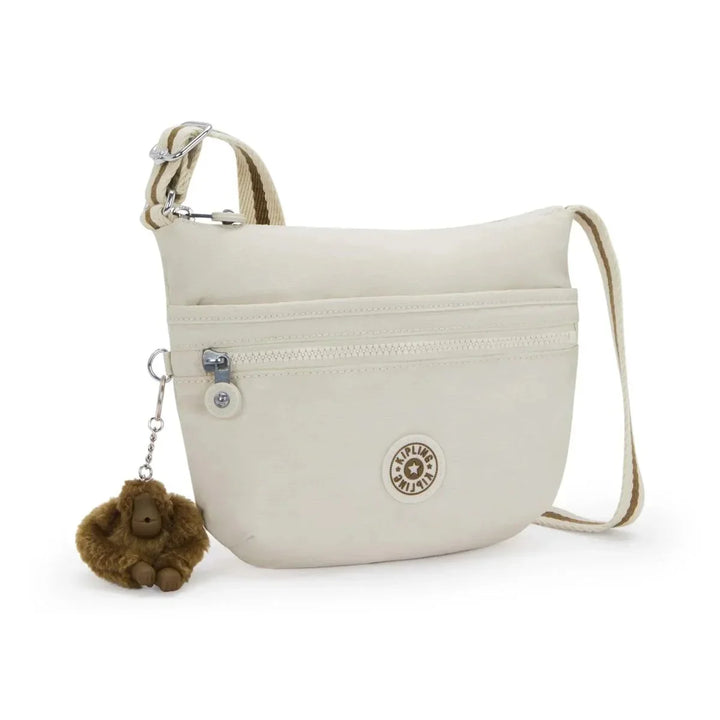 Voorzijde van de Kipling arto soft sand #kleur_sand
