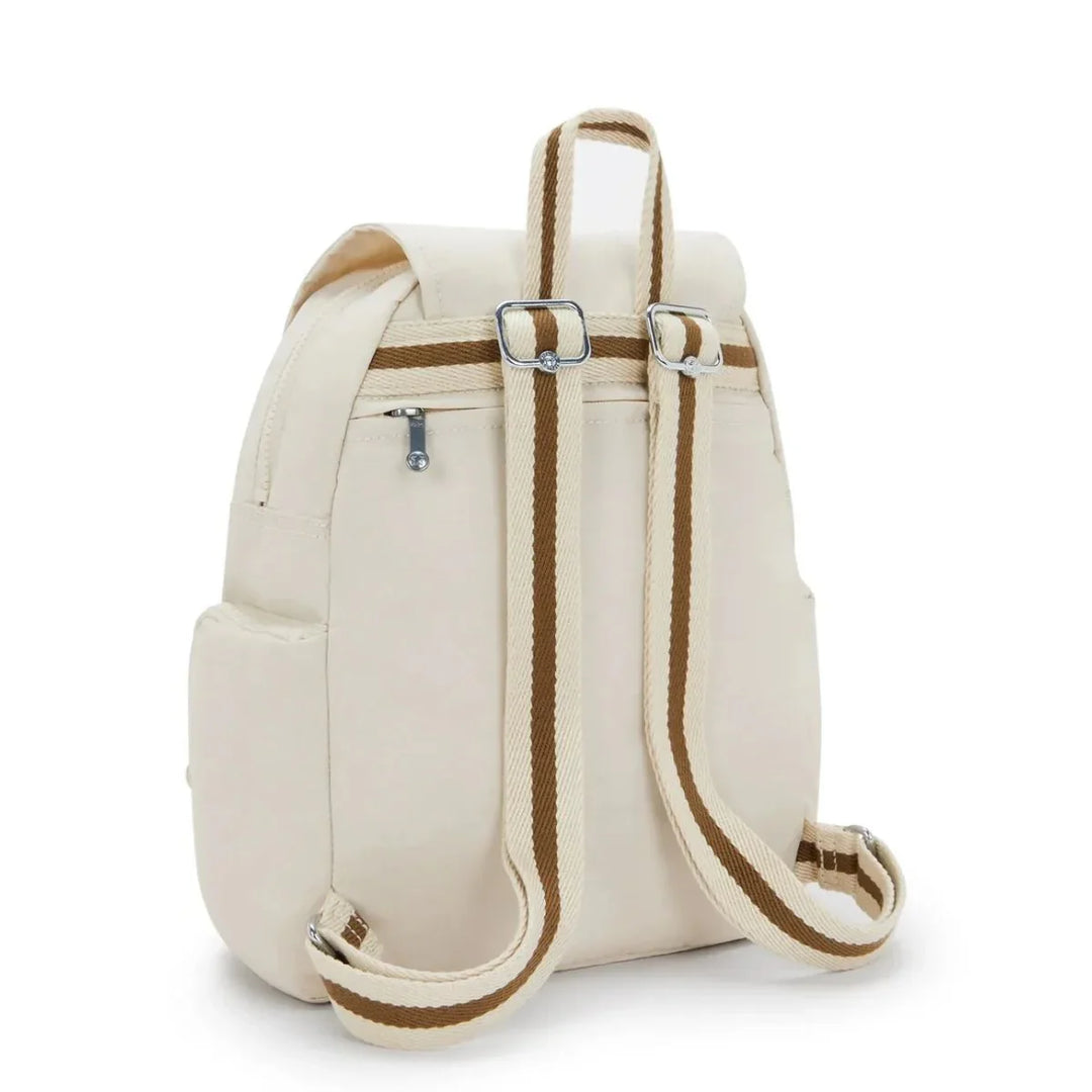 Achterkant van de Kipling City Zip soft sand #kleur_sand