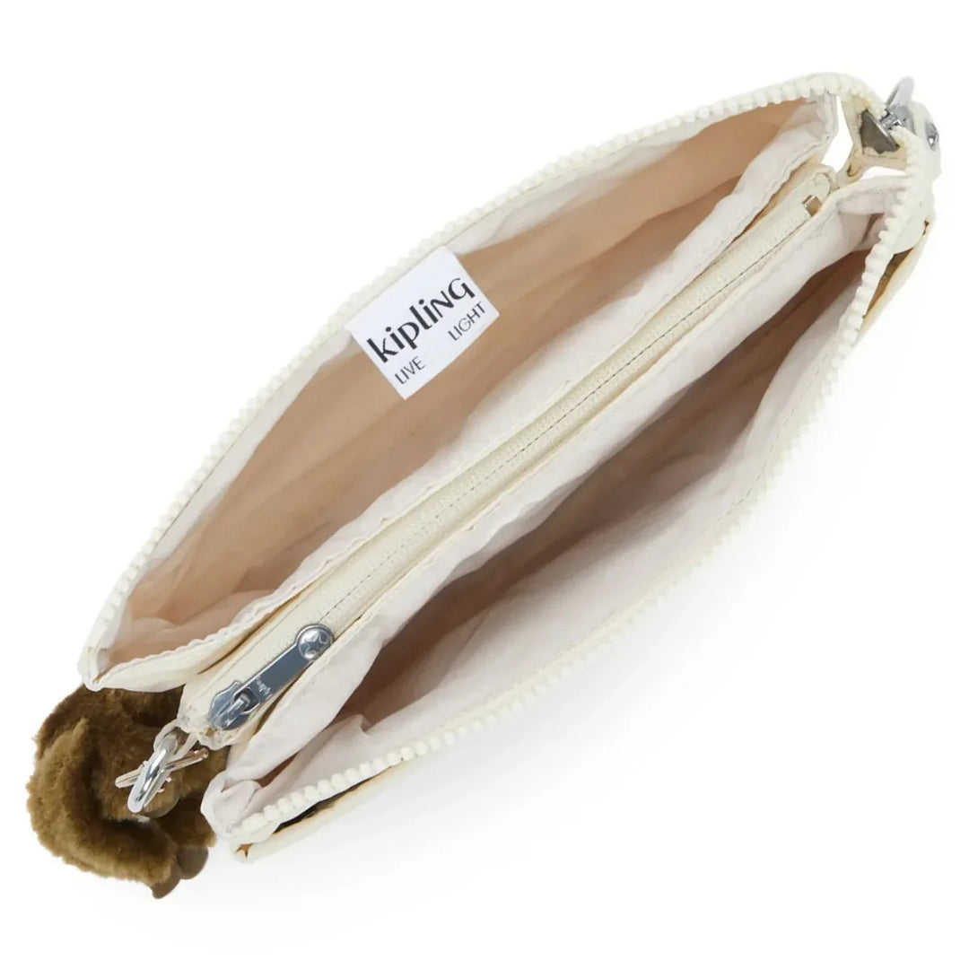 Binnenkant van de Kipling RiRI soft sand #kleur_sand